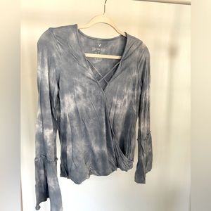American eagle soft and sexy tie dye blouse